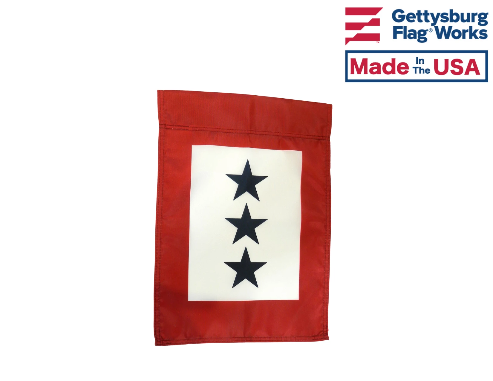 Service Star Garden Flag - 3 Blue Stars 1 Service Star Garden Flag - 3 Blue Stars