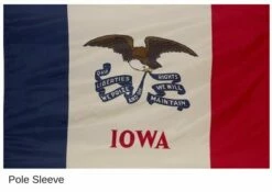 Iowa Flag - Indoor -flag sale 5 3