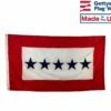 Service Star Flag (5 Blue Stars) - 3x5'