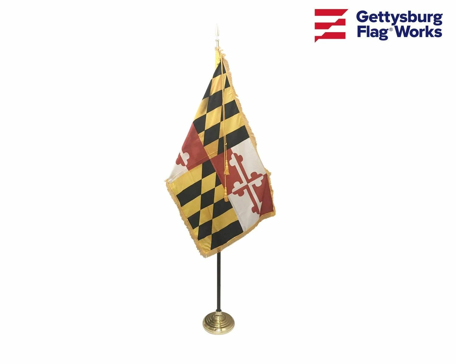 Maryland Indoor Flag Set-3x5 1 Maryland Indoor Flag Set-3x5
