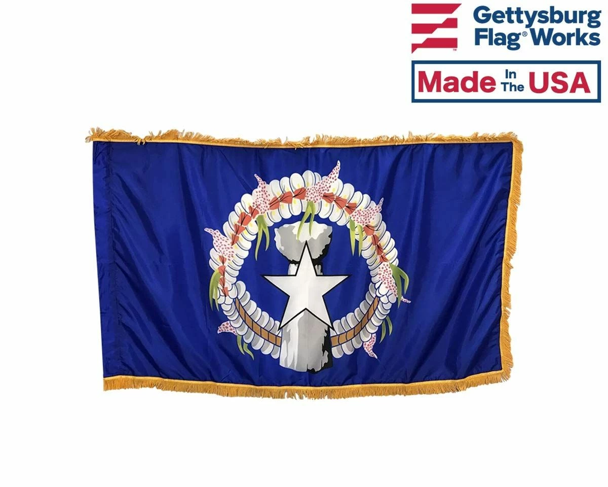 Northern Mariana Islands Indoor Flag Set-3x5 3 Northern Mariana Islands Indoor Flag Set-3x5 - Image 3