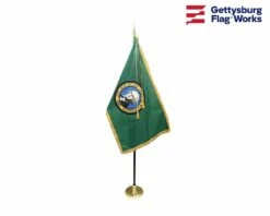 Washington Indoor Flag Set-3x5