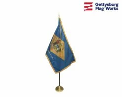 Delaware Indoor Flag Set-3x5