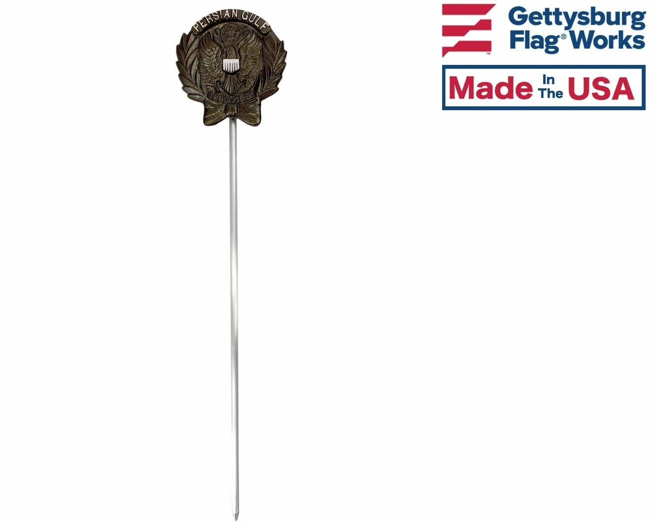 Persian Gulf Aluminum Grave Marker 3 Persian Gulf Aluminum Grave Marker - Image 3