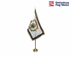 West Virginia Indoor Flag Set-3x5