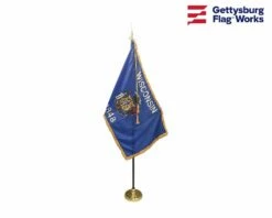 Wisconsin Indoor Flag Set-3x5