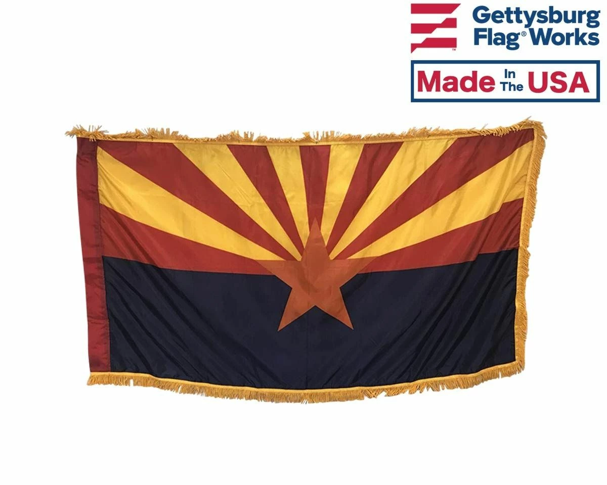 Arizona Indoor Flag Set-3x5 3 Arizona Indoor Flag Set-3x5 - Image 3