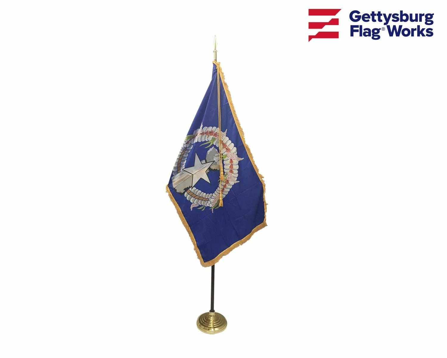 Northern Mariana Islands Indoor Flag Set-3x5 1 Northern Mariana Islands Indoor Flag Set-3x5