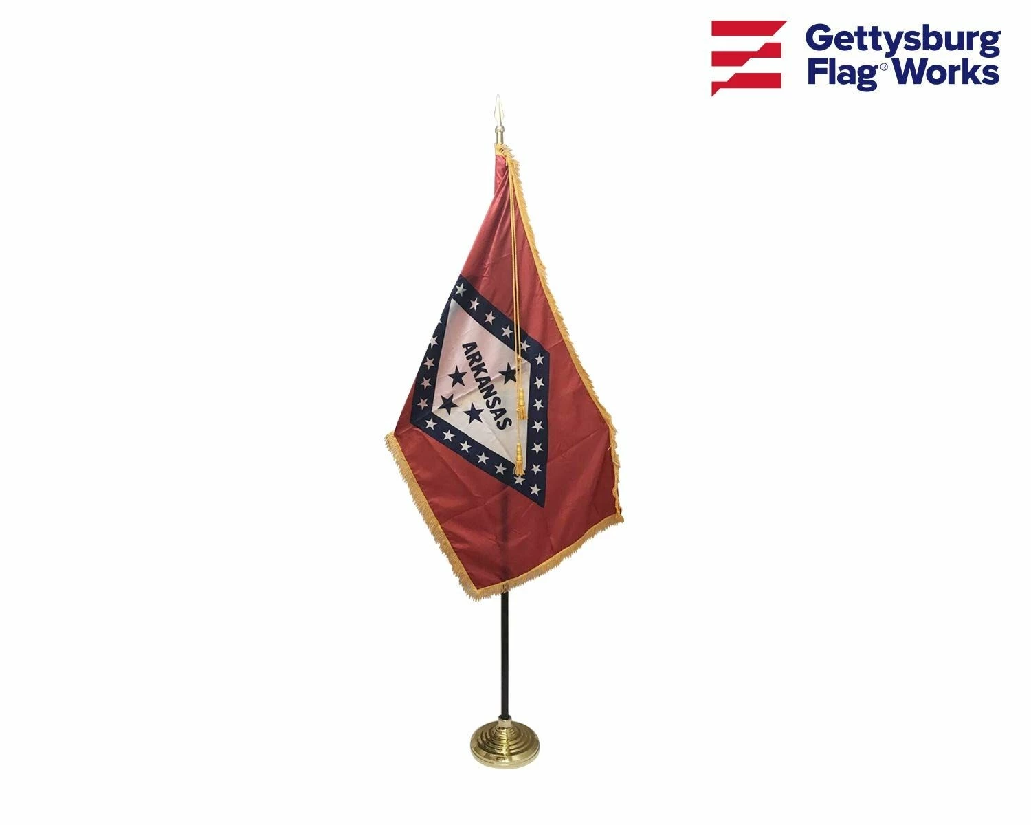 Arkansas Indoor Flag Set-3x5 1 Arkansas Indoor Flag Set-3x5