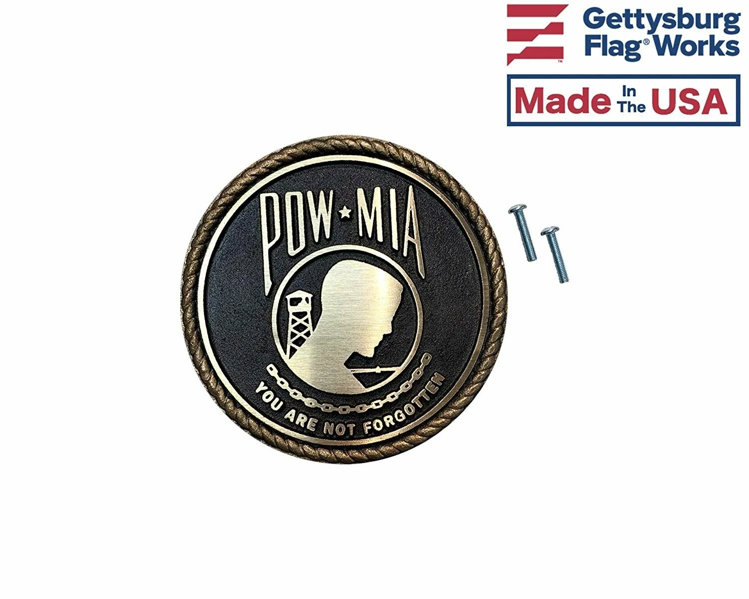 POW/MIA Oversized Memorial Medallion 2 POW/MIA Oversized Memorial Medallion - Image 2