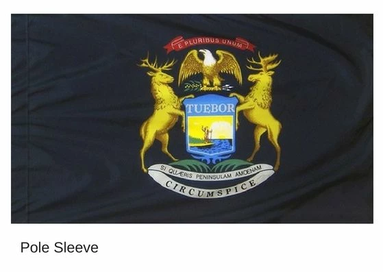 Michigan Flag - Indoor 2 Michigan Flag - Indoor - Image 2