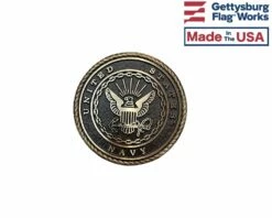 Navy Oversized Memorial Medallion