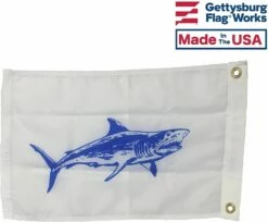 Mako Shark Flag - 12x18" -flag sale 81mxecmze6l. ac sl1500