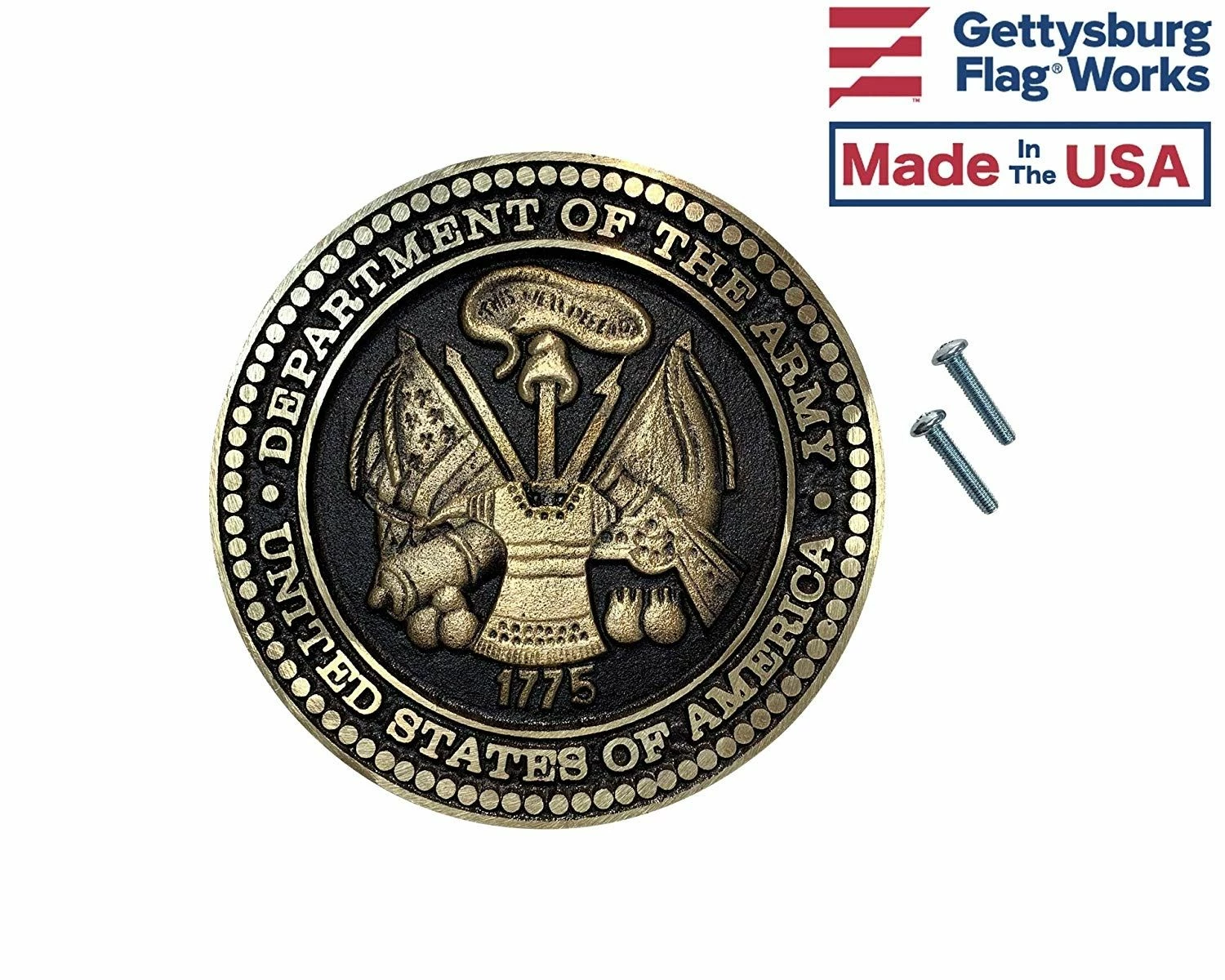 Army Seal Oversized Memorial Medallion 2 Army Seal Oversized Memorial Medallion - Image 2