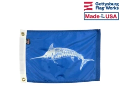White Marlin Flag - 12x18"