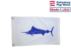 Marlin Fish Boat Flag - 12x18"