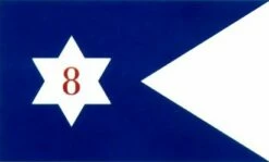 8th Corp HQ Guidon Flag (1864) - 3x5'