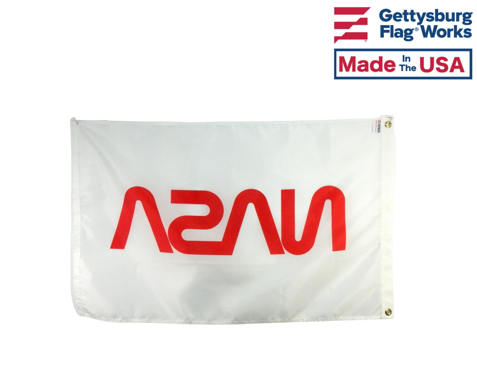 NASA Logo Flag - Worm 2 NASA Logo Flag - Worm - Image 2