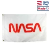 NASA Logo Flag - Worm