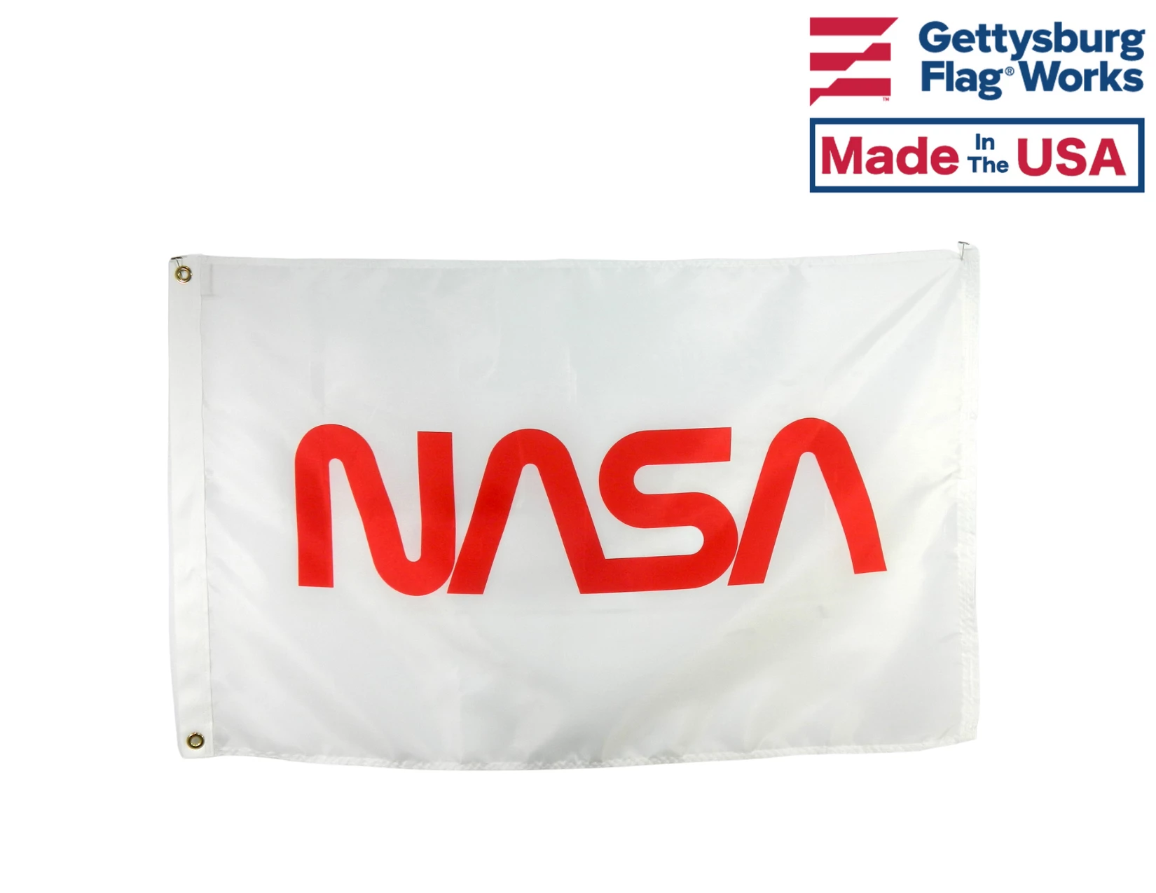 NASA Logo Flag - Worm 1 NASA Logo Flag - Worm