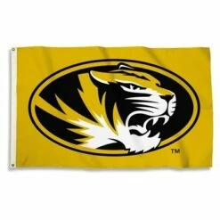 Missouri Tigers Outdoor Flag - Gold