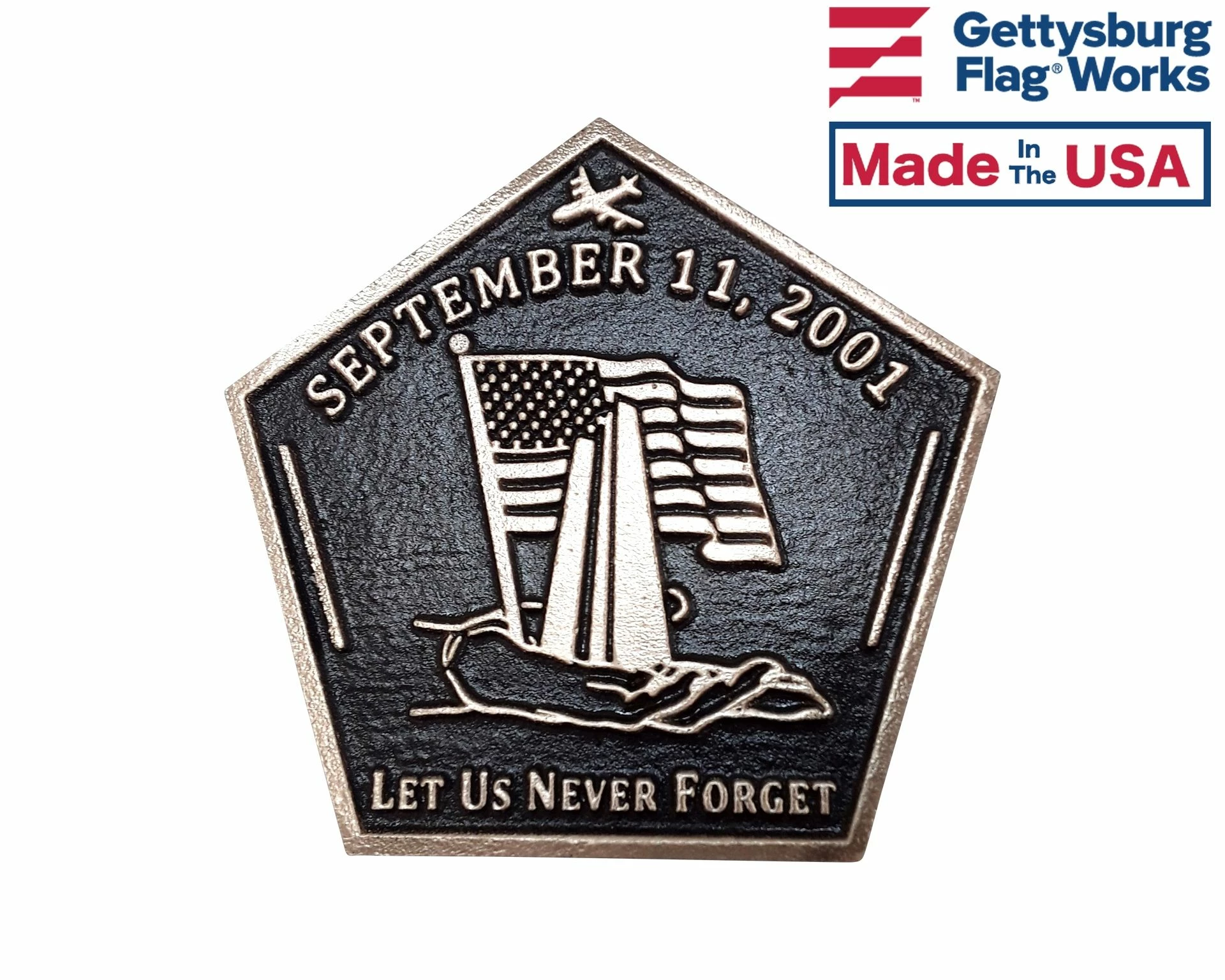 September 11th Grave Marker-Bronze 1 September 11th Grave Marker-Bronze