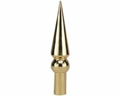 Round Spear Metal Finial - Choose Options 10 Round Spear Metal Finial - Choose Options -flag sale a round gold spear 1