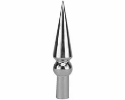 Round Spear Metal Finial - Choose Options 9 Round Spear Metal Finial - Choose Options -flag sale a round silver spear 1