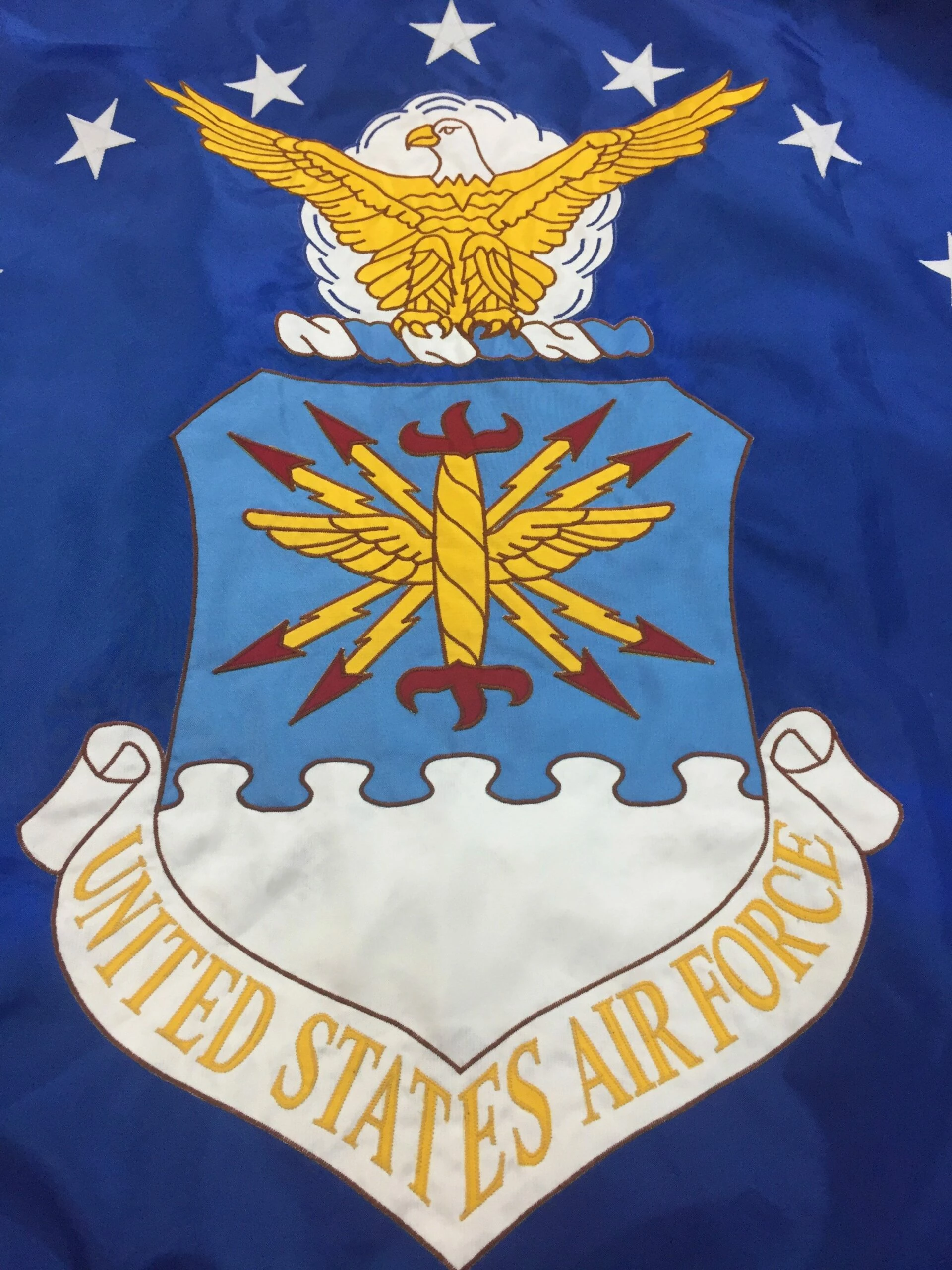 U.S. Air Force Applique Flag, 3x5 2 U.S. Air Force Applique Flag, 3x5 - Image 2
