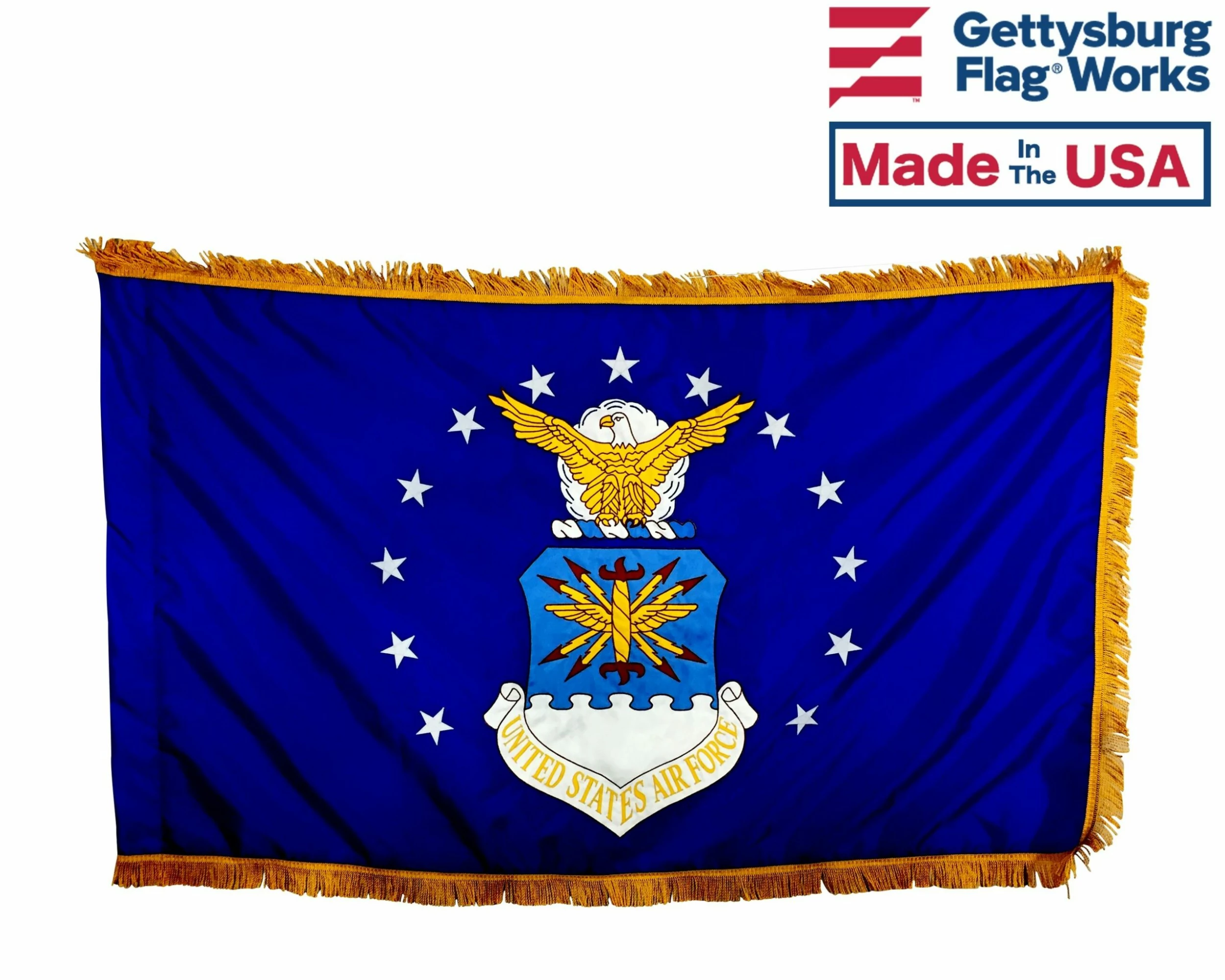 U.S. Air Force Applique Flag, 3x5 1 U.S. Air Force Applique Flag, 3x5