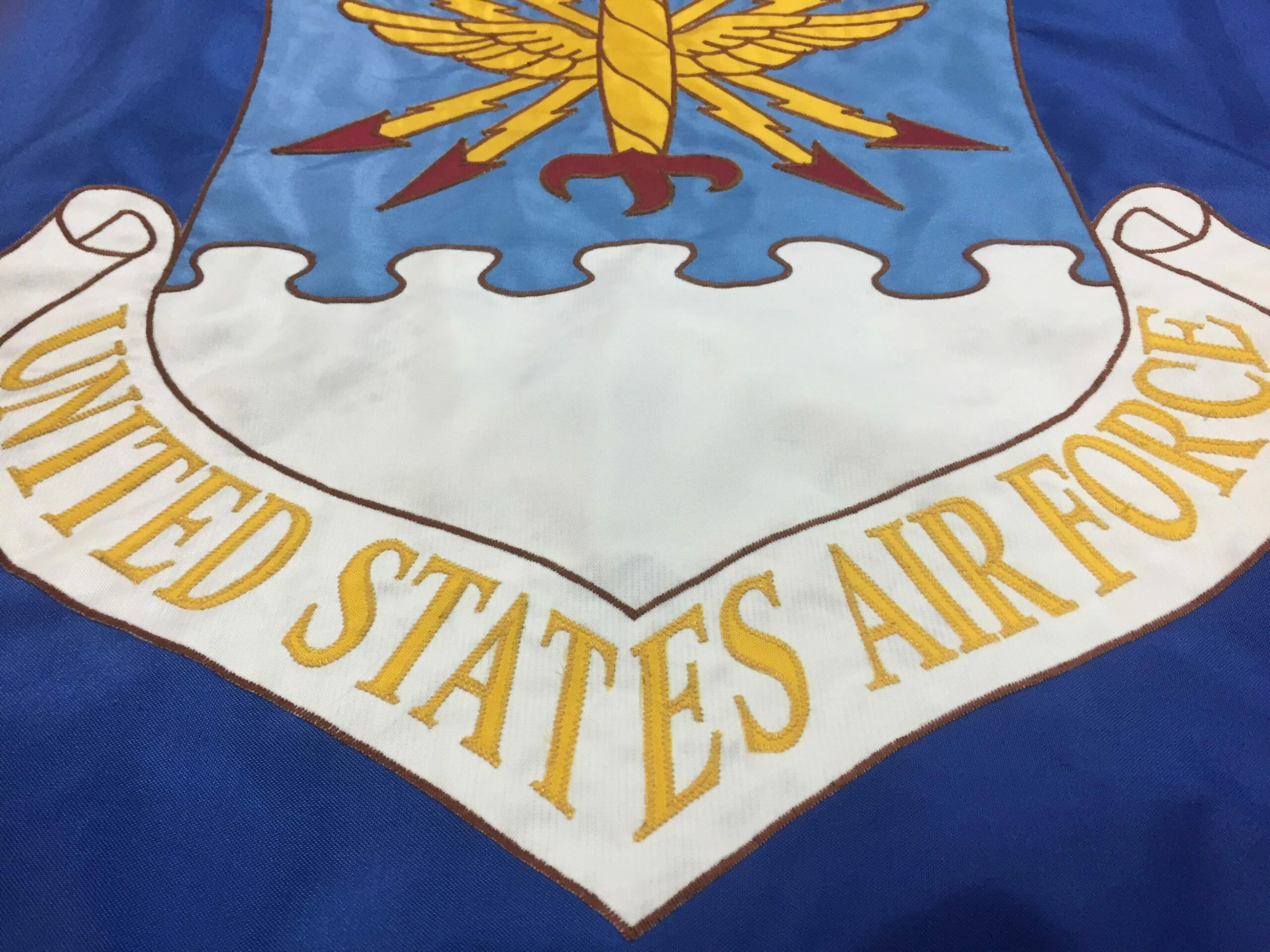 U.S. Air Force Applique Flag, 3x5 3 U.S. Air Force Applique Flag, 3x5 - Image 3