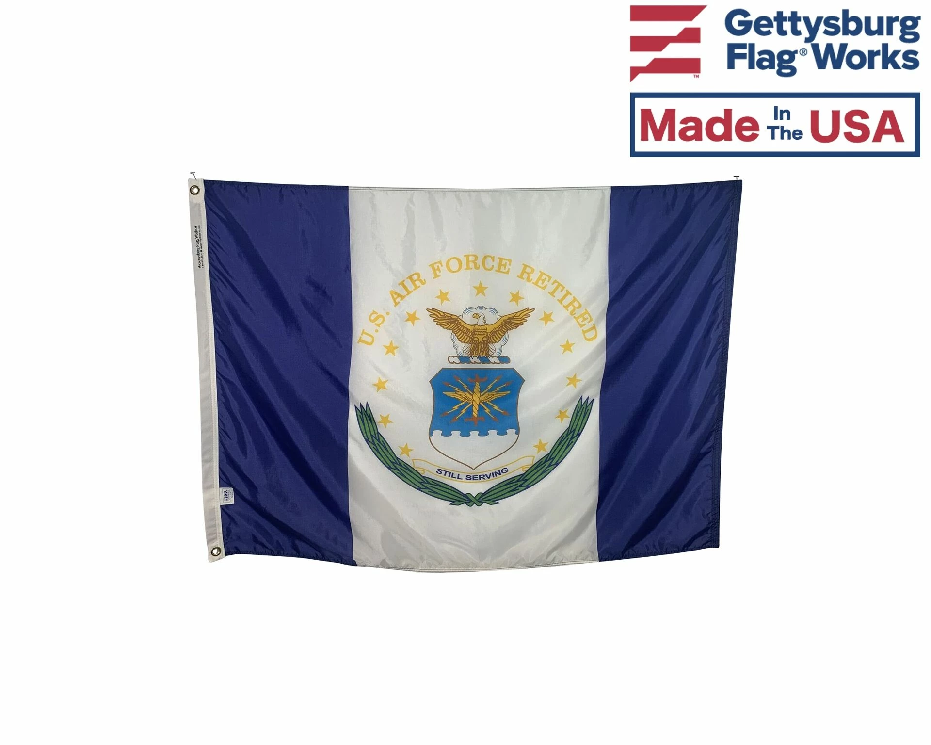 US Air Force Retired Flag - 3x4' 1 US Air Force Retired Flag - 3x4'