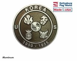 Korean War Armed Forces Grave Marker - Choose Options -flag sale aluminum grave markers