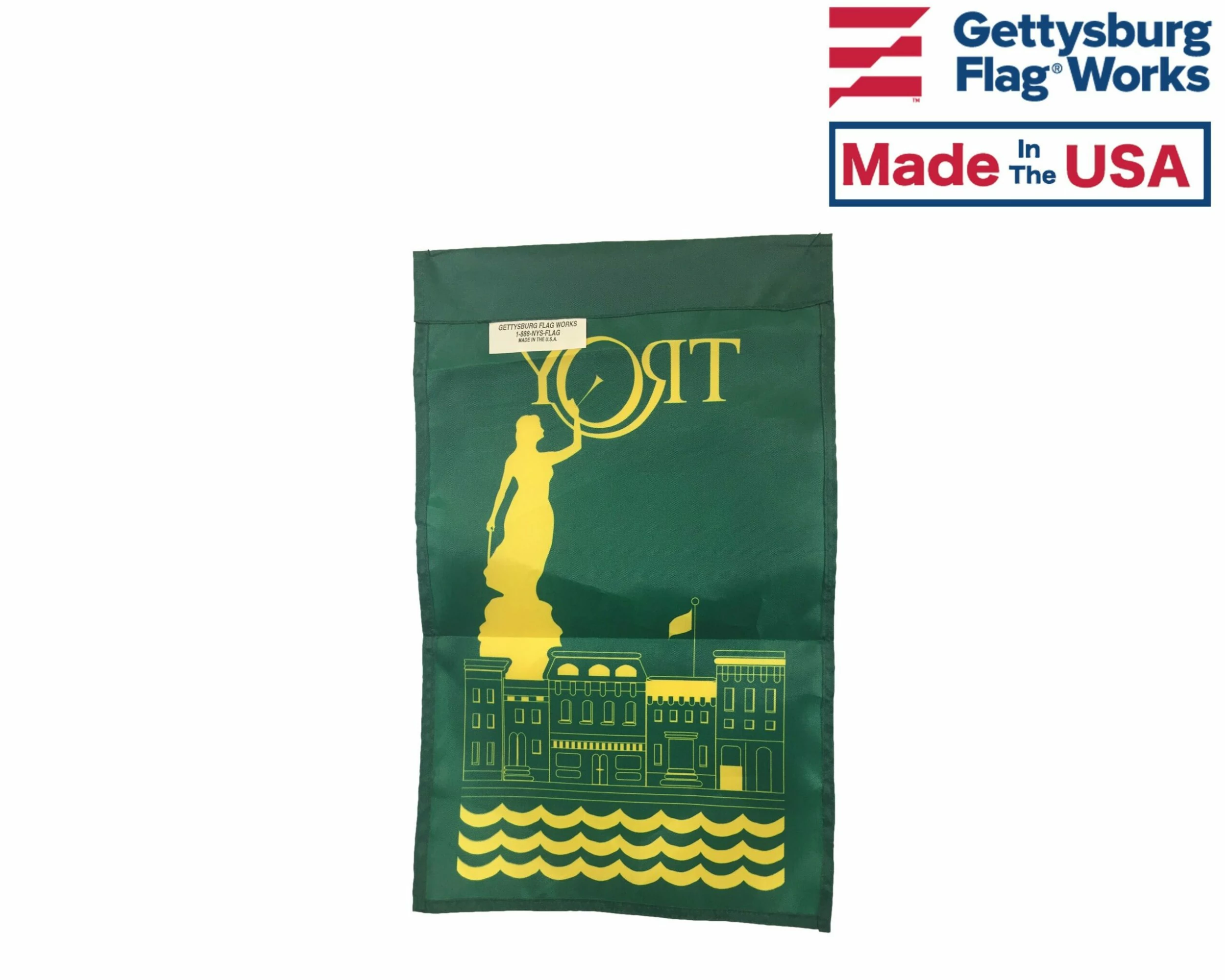 City Of Troy Garden Flag 4 City Of Troy Garden Flag - Image 4