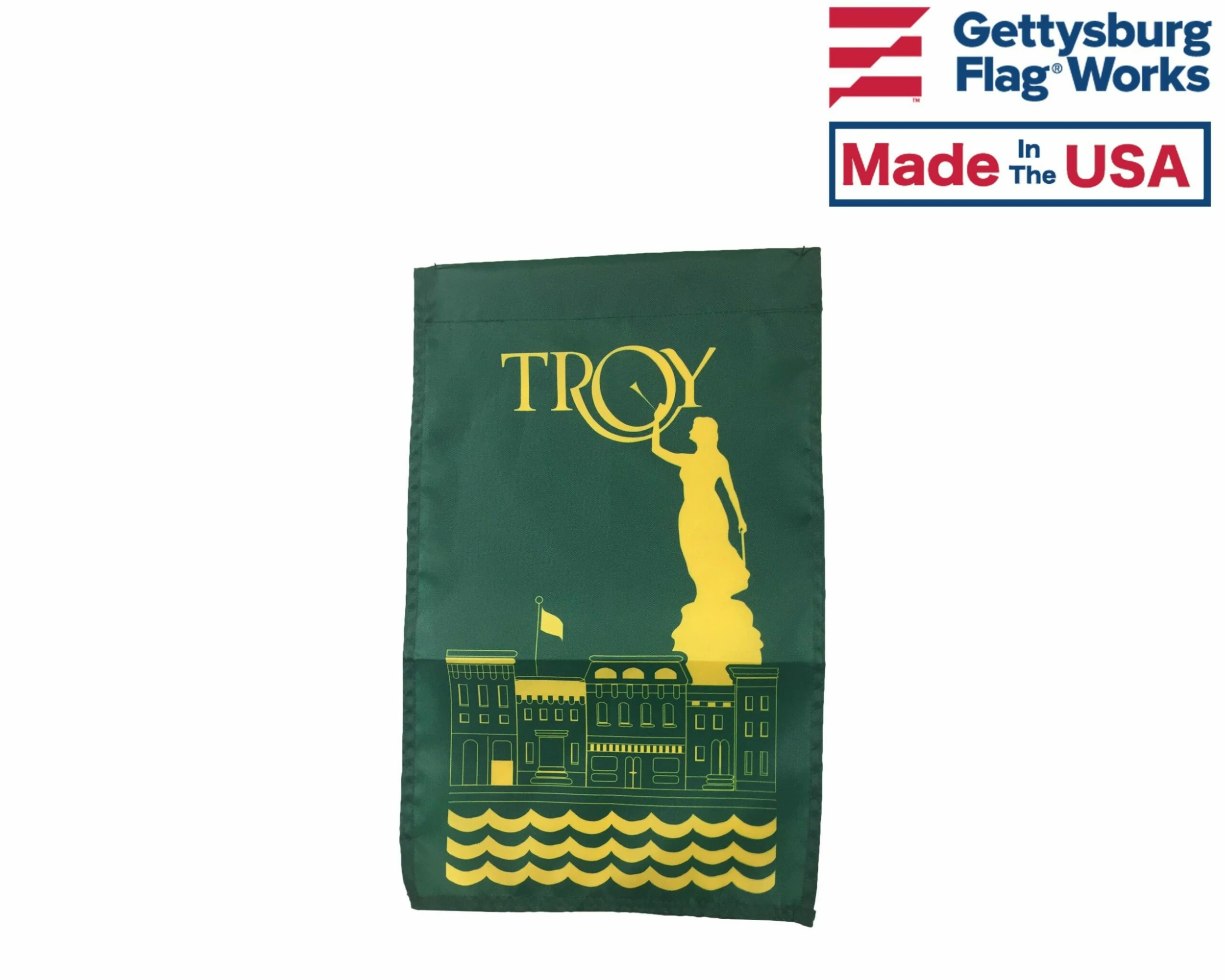 City Of Troy Garden Flag 2 City Of Troy Garden Flag - Image 2