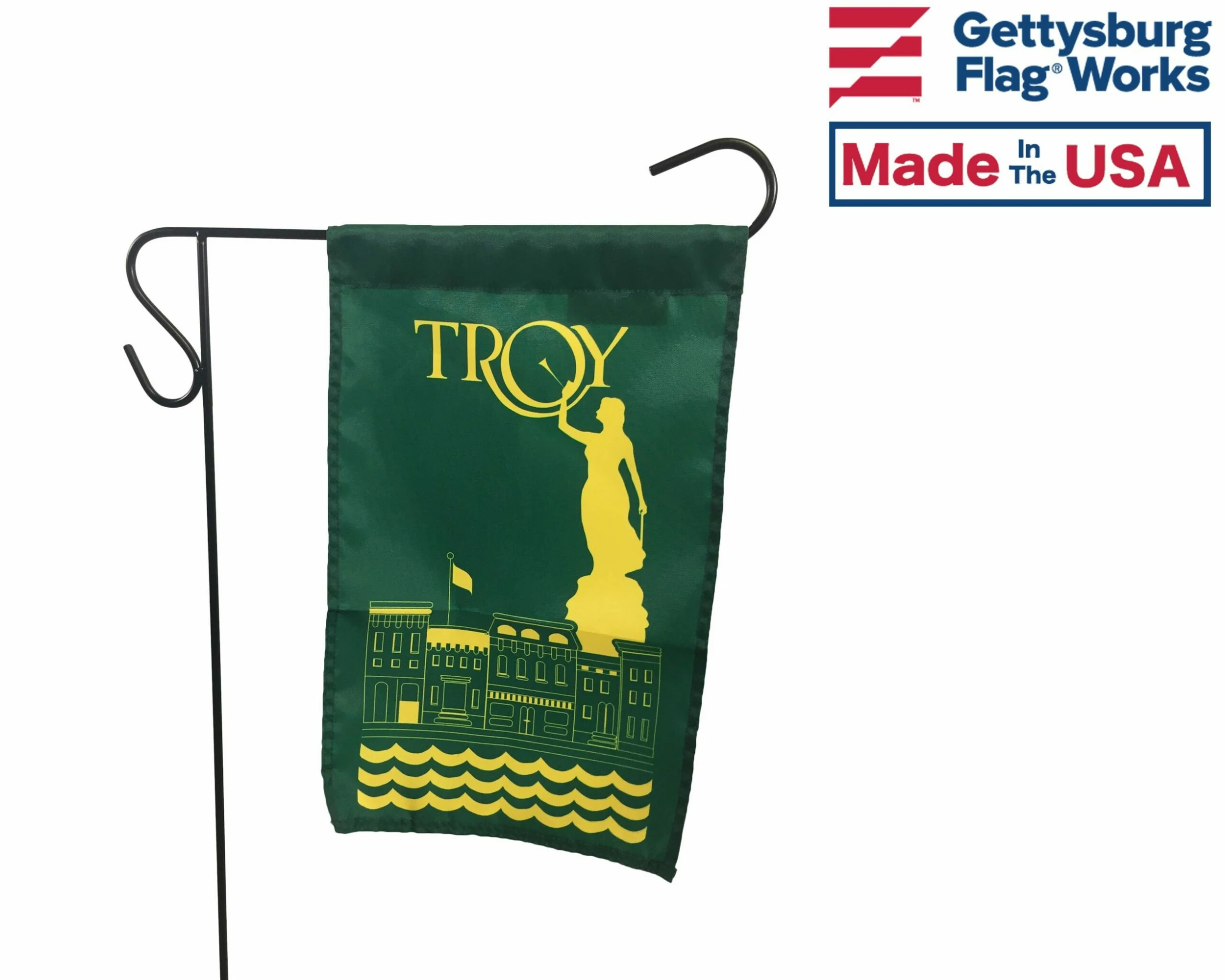 City Of Troy Garden Flag 3 City Of Troy Garden Flag - Image 3