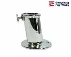 Chromed Brass Marine Boat Flag Holder Mounting Bracket