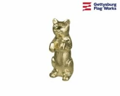 Standing Bear Gold Finial