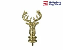 Elks Head Gold Finial