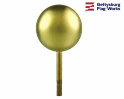 Gold Leaf Copper Ball Ornament