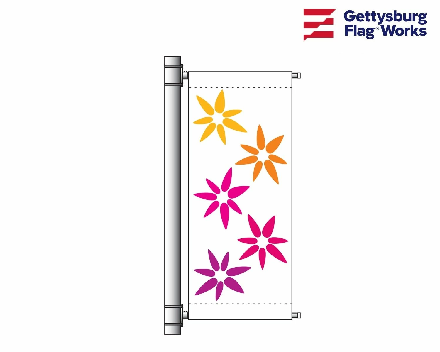 Aluminum Avenue Banner Hardware Set - Single 1 Aluminum Avenue Banner Hardware Set - Single