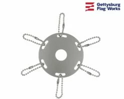 Metal Award Ribbon Pole Ring - Choose Options -flag sale amazon photo template copy 43