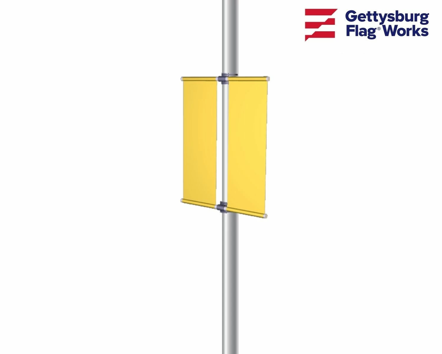 Premium Fiberglass Avenue Banner Hardware Set - Double 1 Premium Fiberglass Avenue Banner Hardware Set - Double