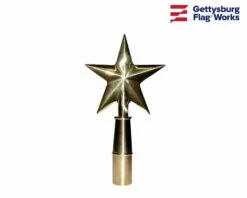 Texas Guiding Star Gold Finial