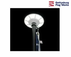 Solar Flagpole Light - Top Mounted