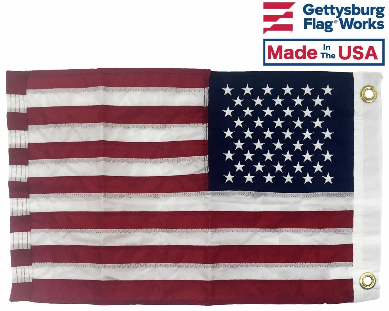 Gettysburg Flag® All-Weather Nylon American Flag 6 Gettysburg Flag® All-Weather Nylon American Flag - Image 6
