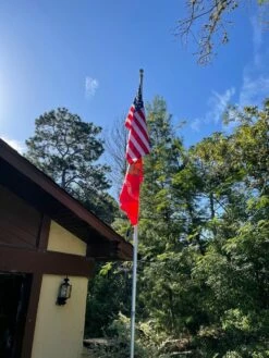 US Marine Corps Flag - Official Seal -flag sale american and marine flag on pole