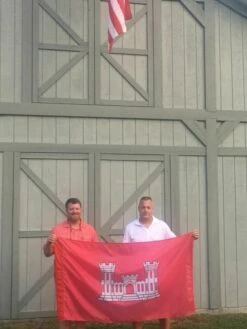 U.S. Army Engineer Flag - Choose Options -flag sale army engineer flag guys holding