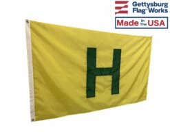 Civil War Hospital "H" Flag 5 Civil War Hospital "H" Flag -flag sale army hospital side