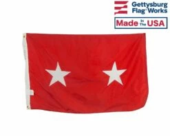 Army Major General (2 Star ) - Army Officer Outdoor Flags
